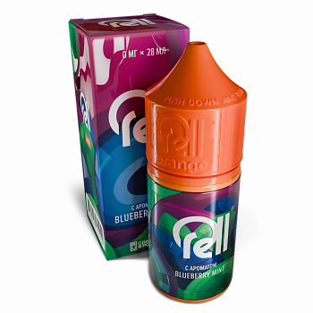 Жидкость для ЭСДН RELL ORANGE "Черника Мята" 28мл 0мг.